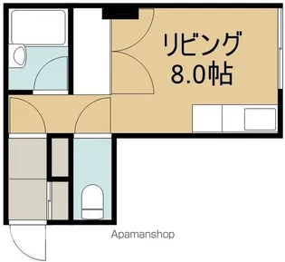 ハイツたかし【3階】の間取り